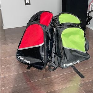 Transpacks ski-gear storage/luggage (two pieces)